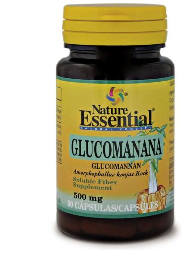 Glucomannan 500 mg 50 Capsules