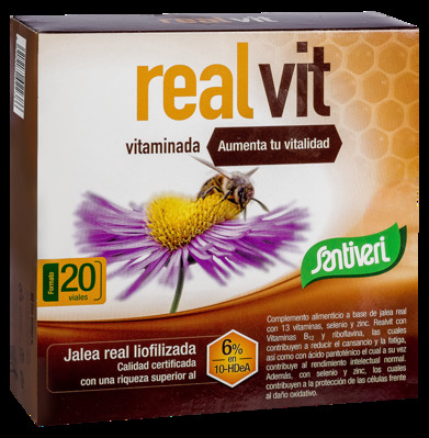 Realvit royal jelly with 13 vitamins 20 Vials X 10 ml