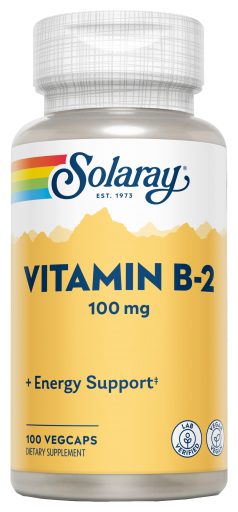 Vitamin B2 100 mg 100 Vegetable Capsules