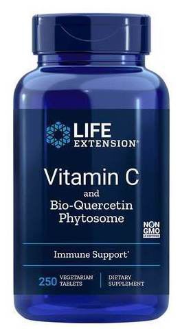 Life Extension Vitamin C and Bio-Quercetin Phytosome Vegetarian Tablets