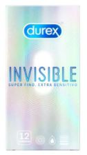 Invisible Extra Sensitive Condoms 12 Units