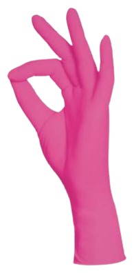 Pink Nitrile Gloves 100 units